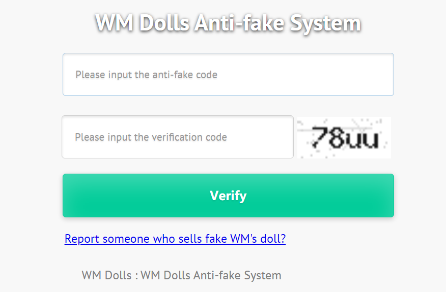 WM official anti fake system